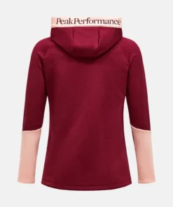Peak Performance Rider Essentials Zip Hood Women Vertical Zenith/Peach Fuzz