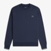 Fred Perry Crew Neck Sweatshirt Dark Airforce