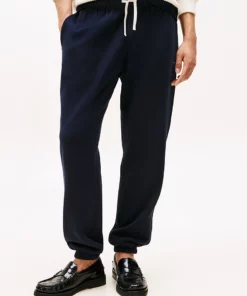 Tommy Hilfiger Fleece Cuffed Leg Joggers Navy Blue