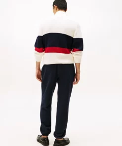 Tommy Hilfiger Fleece Cuffed Leg Joggers Navy Blue