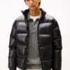 Tommy Hilfiger Shiny Water Repellent Down Puffer Jacket Black