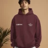On Vacation Chill Out Hoodie Burgundy