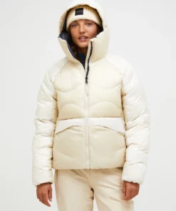 Peak Performance Helium Diamond Fuse Down Jacket Women Sandfog/Moiuntain Mist