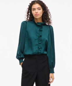 Vilutto Frill Shirt Ponderosa Pine