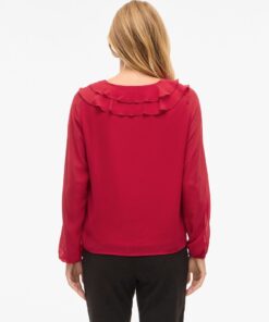 Viane Frill Top Jester Red