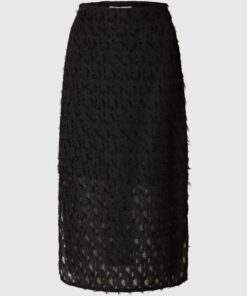 Slfmarion Midi Skirt Black