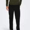 Onssinus Loose Dorduroy Pants Black