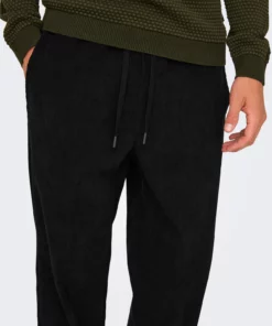 Onssinus Loose Dorduroy Pants Black