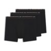 Boss 3-Pack Bamboo Boxers Black
