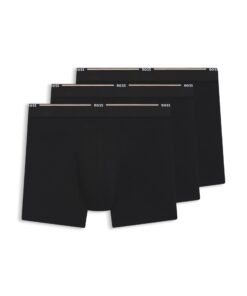 Boss 3-Pack Bamboo Boxers Black