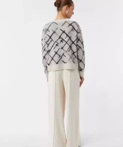 Comma, Knitted Pullover Beige