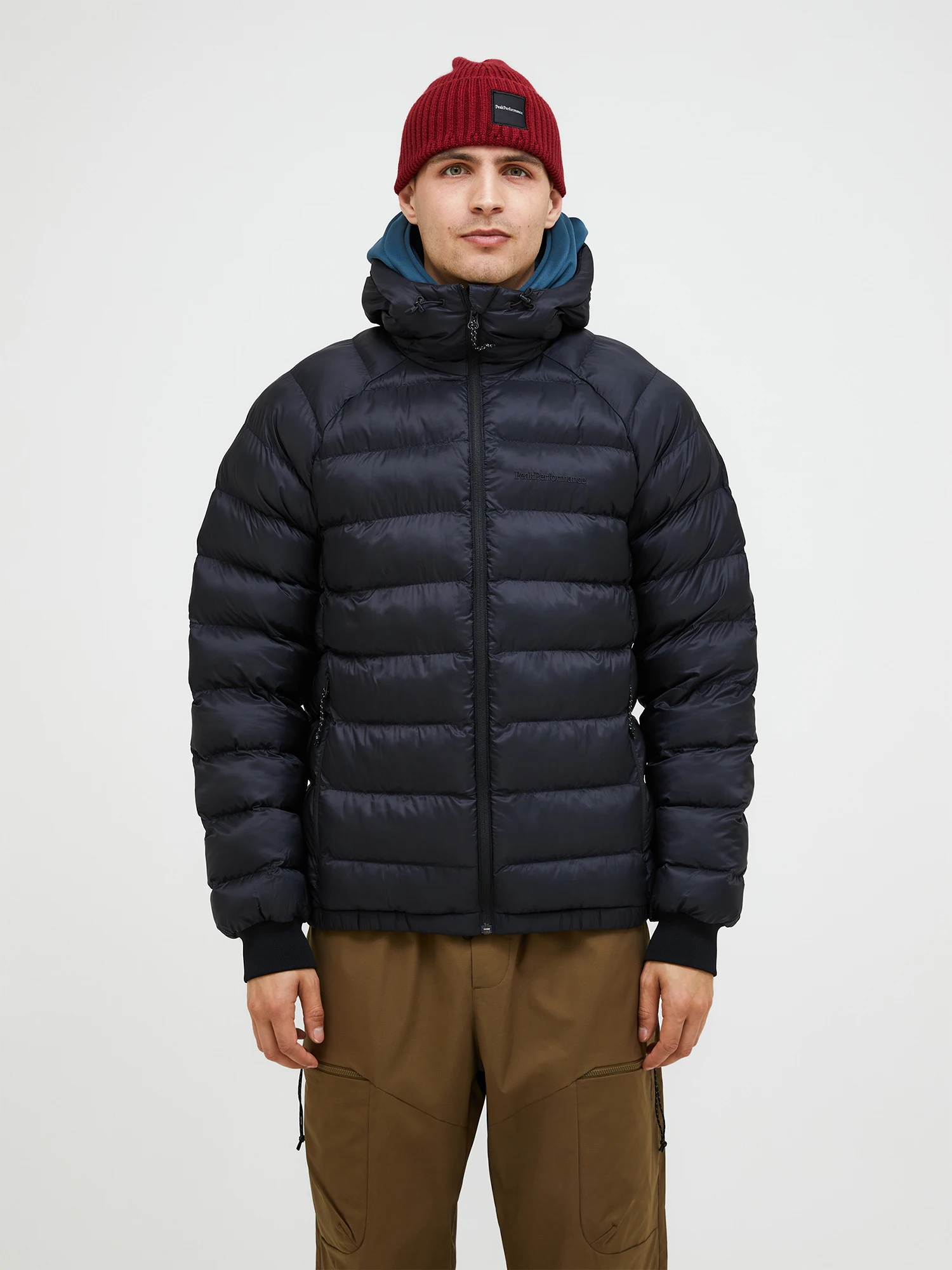 Peak Performance Tomic Insulated Hood Jacket Men Black