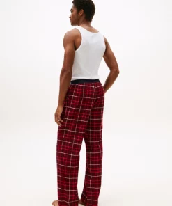 Tommy Hilfiger Original Flannel Pyjama Bottoms Red Reiker Tartan