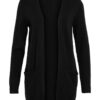 Vila Ril Open Cardigan Black