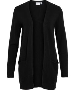 Vila Ril Open Cardigan Black