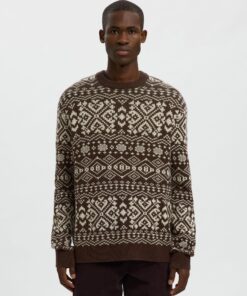 Slhholger Jaquard Knit Delicioso