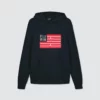 Billebeino Flag Knit Hoodie Navy