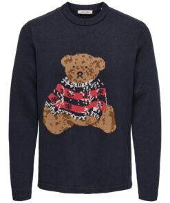 Onsxmas Tedde Crew Neck Knit Dark Navy