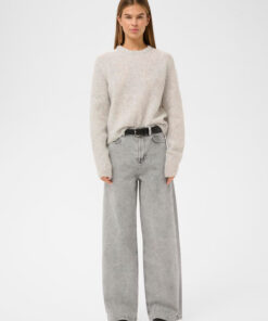 InWear AaliaIW Rhinestone Jeans Grey Shattered Stones