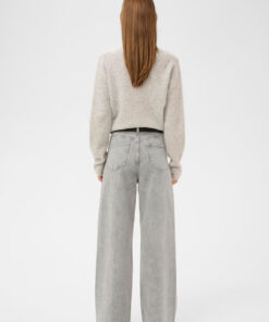 InWear AaliaIW Rhinestone Jeans Grey Shattered Stones