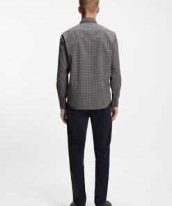 Boss Ricoplus Shirt Black Patterned