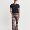 Gant Flannel Check Pajama Pants Ruby Red