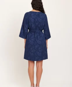 Dry lake Kailey Dress Navy Flower