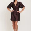 Dry Lake Rome By Night Dress Burgundy
