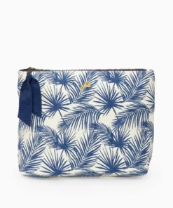 Fenella Smith Mila Washbag Blue Palm