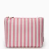 Fenella Smith Lola Washbag Stripe Candy Pink Stripe