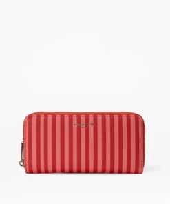 Fenella Smith Aria Purse Pink And Red Stripe