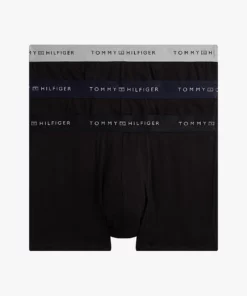 Tommy Hilfiger 3-Pack Signature Logo Metallic Waistband Trunks
