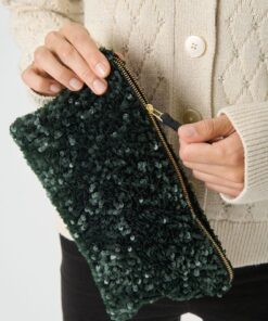 DeniaPW Sequin Bag Green