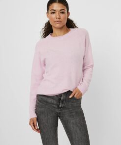 VMDOFFY LS O-Neck Blouse Ga Noos Purple Pastel Lavender