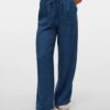 VMMELANEY HW Loose Pant WVN Noos Blue Dark Denim