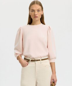 SLWTENNY 3/4 Sweat Top Noos Pale Dogwood