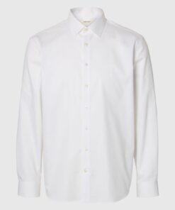 Selected Homme Slhreg Performance Shirt Bright White