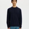 Selected Femme Slmtorino Ls Knit Crew Neck Sky Captain