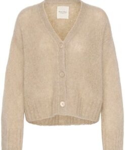ZendayaPW Cardigan Light Camel Melange