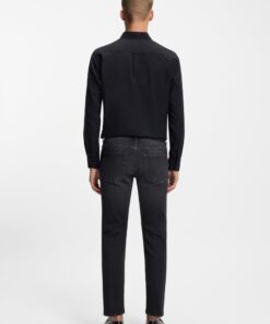 Delaware Slim Fit Jeans Black Stretch Denim