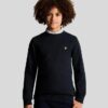 Lyle & Scott Boy's Cotton Crew Neck Jumper Dark Navy