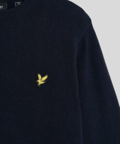 Lyle & Scott Boy's Cotton Crew Neck Jumper Dark Navy