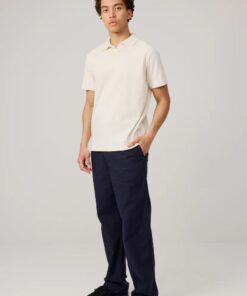 Makia Polo T-Shirt Natural White