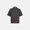 Resteröds Short Sleeved Shirt Noah Cotton Gray
