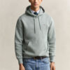 Gant Shield Hoodie Ceramic Grey