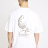 Resteröds T-Shirt with Print Tas Cotton White