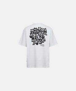Resteröds T-Shirt with Print Tas Cotton White