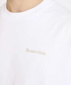Resteröds T-Shirt with Print Tas Cotton White