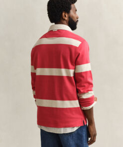 Gant Striped Rugger Creamed White