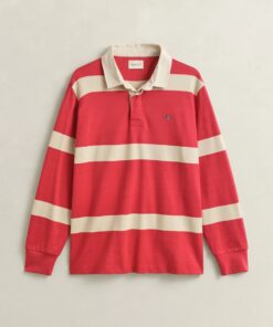 Gant Striped Rugger Creamed White